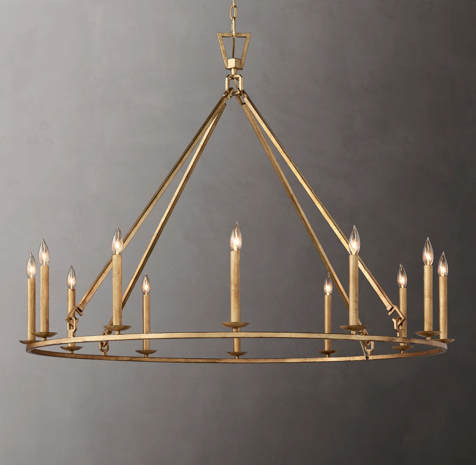 WOMO Candelabra Round Chandelier – Openwork