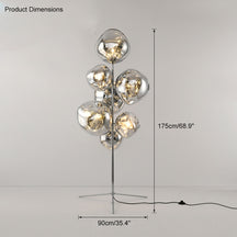 WOMO Multi-light Melt Floor Lava Lamp-WM7010