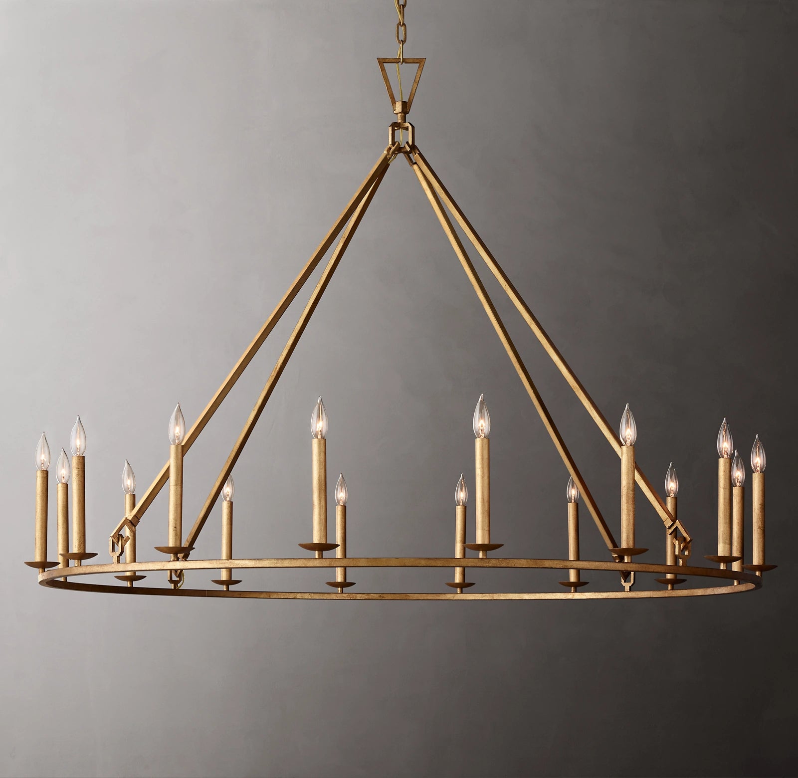 WOMO Candelabra Round Chandelier – Openwork
