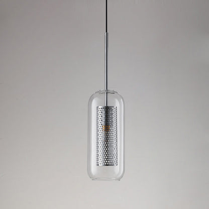 WOMO Elegant Round/Cylinder Glass Pendant Light-WM2095