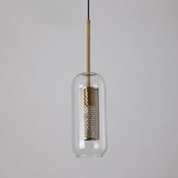 WOMO Elegant Round/Cylinder Glass Pendant Light-WM2095