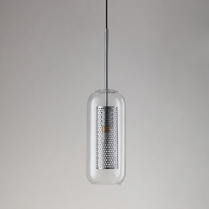 WOMO Elegant Round/Cylinder Glass Pendant Light-WM2095