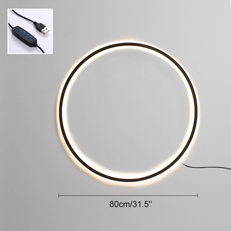 WOMO Large Circular Accent Wall Sconce-WM6040