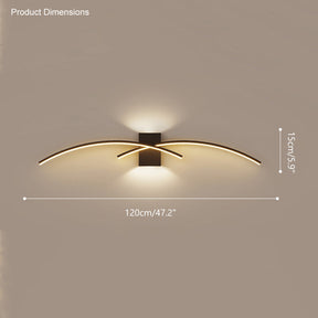 WOMO Curved Accent Wall Sconce-WM6005