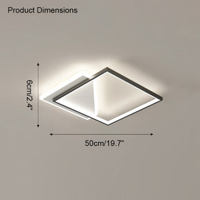 WOMO Geometric Flat Ceiling Light-WM1031