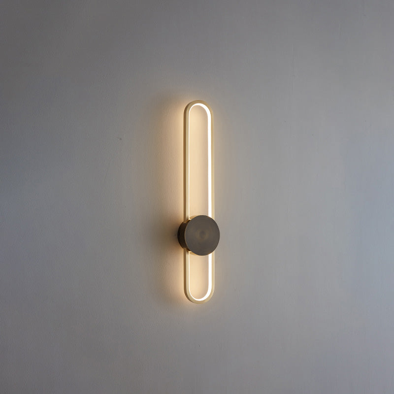 WOMO Long Oval LED Wall Sconce-WM6032