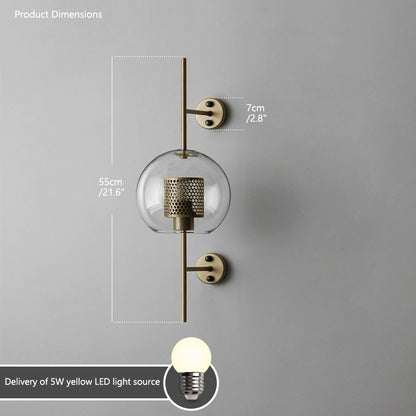 WOMO Industrial Hurricane Wall Sconce-WM6031