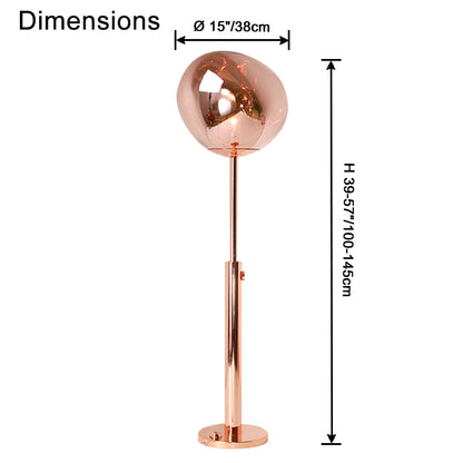 WOMO Melt Lava Telescoping Floor Lamp-WM7124