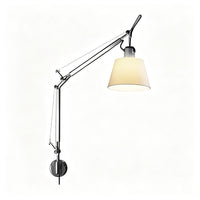 WOMO Mid Century Modern Swing Arm Wall Lamp-WM3204