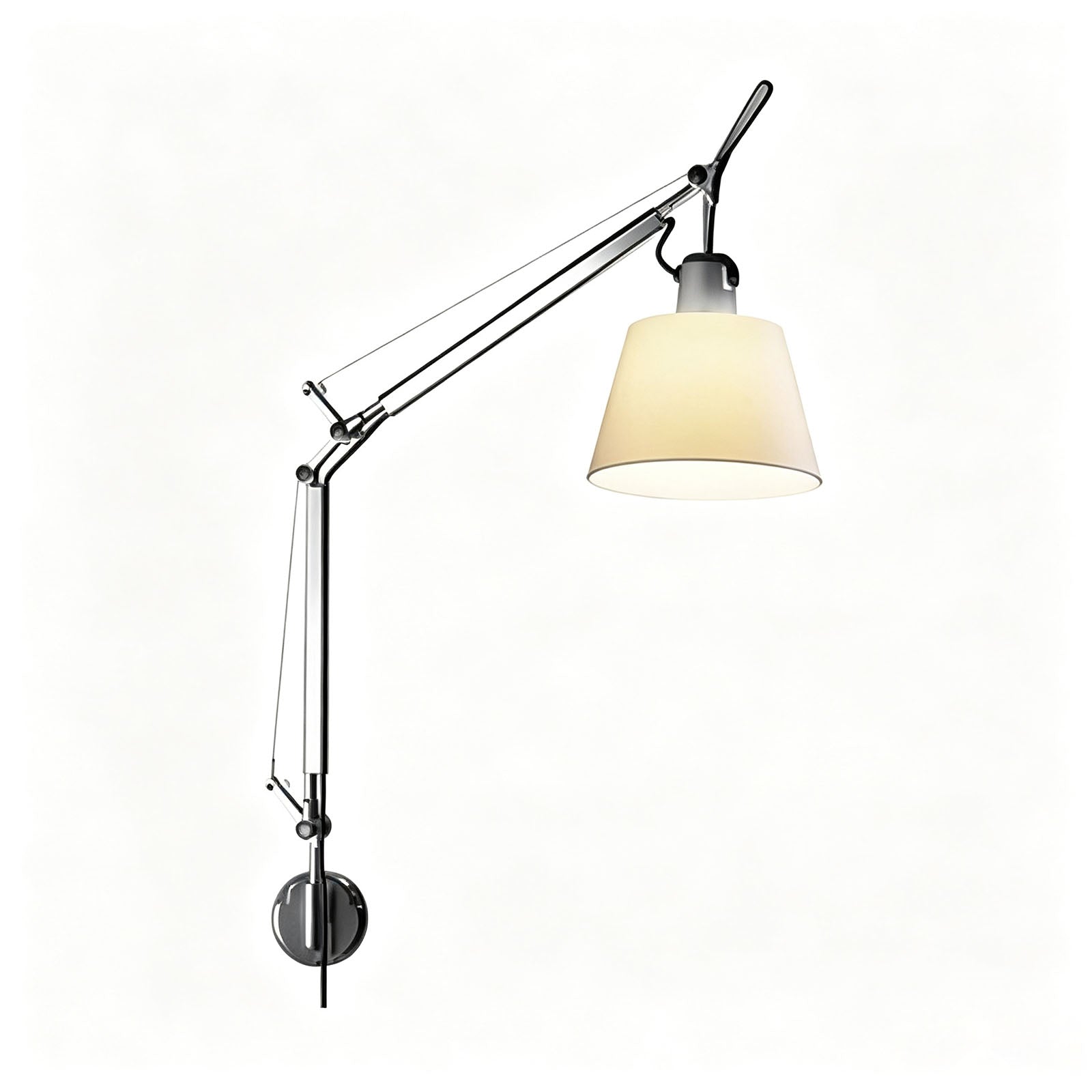 WOMO Mid Century Modern Swing Arm Wall Lamp-WM3204