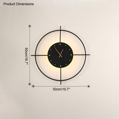 WOMO Wall Clock with Led Light-WM6085