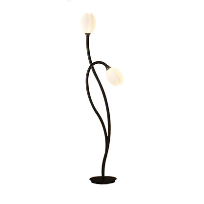 WOMO 2-bulb Flower Floor Lamp-WM7070