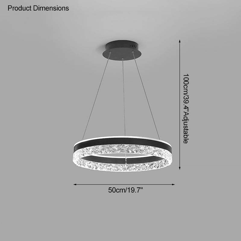 WOMO Acrylic Circular LED Chandelier-WM2171