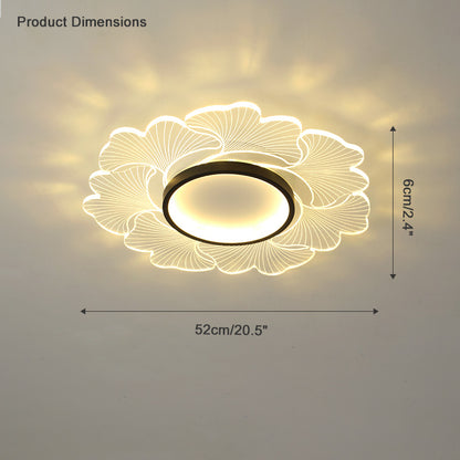 WOMO Ginkgo Leaf Ceiling Light-WM1076