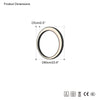 WOMO Outdoor Crescent Wall Light WM9012 thumbnail