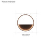 WOMO Outdoor Plant Wall Light-WM9013 thumbnail