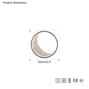 WOMO Moon Accent Wall Sconce-WM6073 thumbnail