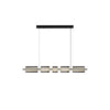 WOMO Amber/Smoked Glass Linear Chandelier-WM2221 thumbnail