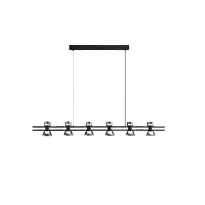 WOMO Brass Linear Chandelier-WM2225