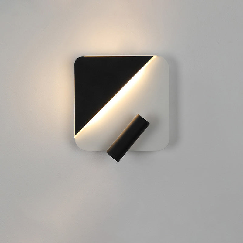 WOMO Round/Square Wall Sconce with Spotlight-WM6081