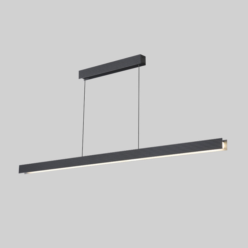 WOMO Contemporary Black Linear Led Pendant Light-WM2281