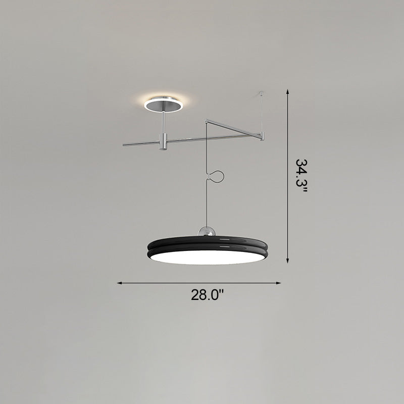 WOMO Disc Offset Pendant Light-WM2251