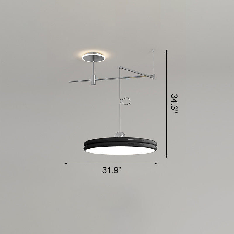 WOMO Disc Offset Pendant Light-WM2251