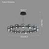 WOMO Modern Candle Round Chandelier-WM2218 thumbnail