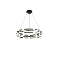 WOMO Modern Tiered Glass Chandelier-WM2220