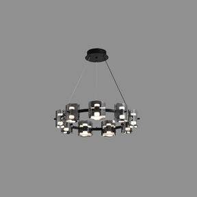 WOMO Circular Glass Chandelier-WM2218