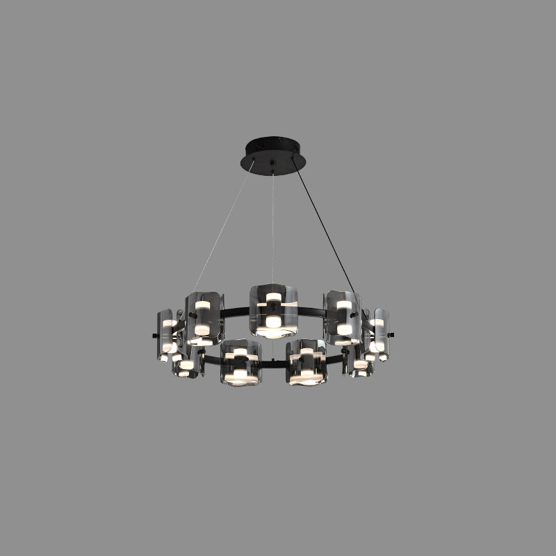 WOMO Circular Glass Chandelier-WM2218