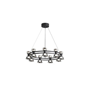 WOMO Double Circular Brass Chandelier-WM2224