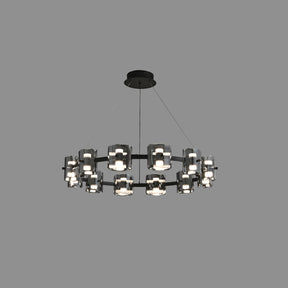 WOMO Circular Glass Chandelier-WM2218