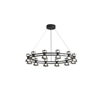 WOMO Modern Pillar Candle Round Chandelier-WM2224