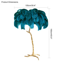 WOMO Feather Palm Tree Floor Lamp-WM7000