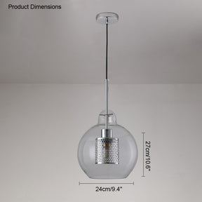 WOMO Elegant Round/Cylinder Glass Pendant Light-WM2095
