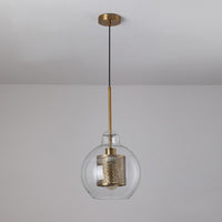 WOMO Elegant Round/Cylinder Glass Pendant Light-WM2095
