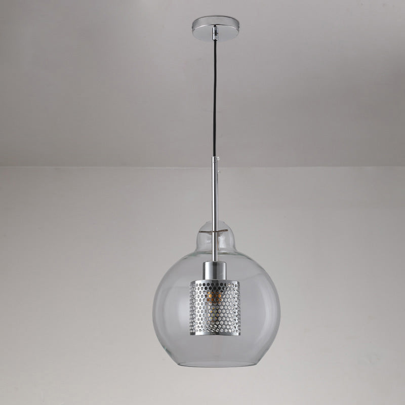 WOMO Elegant Round/Cylinder Glass Pendant Light-WM2095