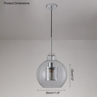 WOMO Elegant Round/Cylinder Glass Pendant Light-WM2095