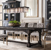 WOMO Crystal Prism Rectangular Chandelier - Rhys