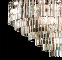 WOMO Crystal Prism Tiered Chandelier - Odeon
