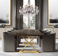 WOMO Candelabra Crystal Chandelier - Rococo