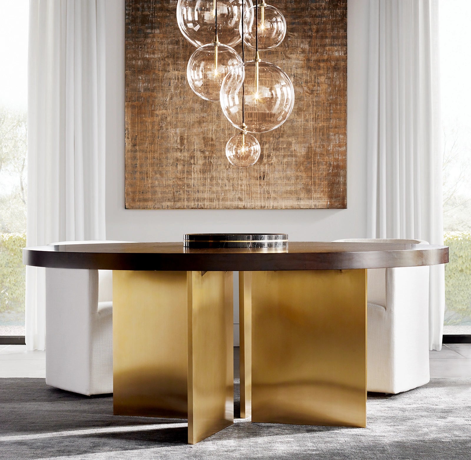 WOMO 6 Inch Blown Glass Globe Pendant Light - Mobile