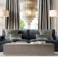 WOMO Tronchi Murano Glass Tiered Chandelier - Serenella
