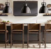WOMO Metal Dome Pendant Light - Machinist