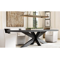 WOMO Forged Iron Rectangular LED Chandelier - Peralta