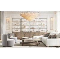 WOMO Clear Murano Glass Tiered Chandelier - Chiara