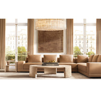 WOMO Tronchi Glass Round Chandelier - Cielo