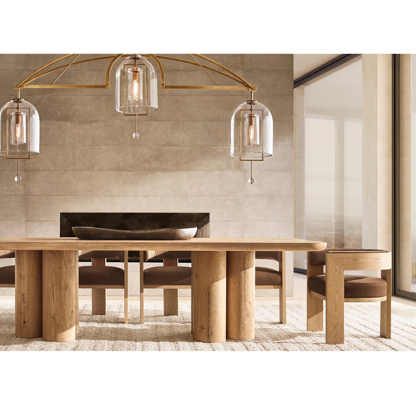 WOMO Bell Glass Linear Chandelier - Fulcrum