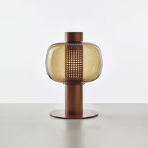 WOMO Beautiful Cylinder Glass Table Lamp-WM8032
